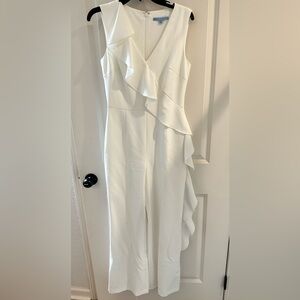 Antonio Melani white jumpsuit! Size 4, worn once.